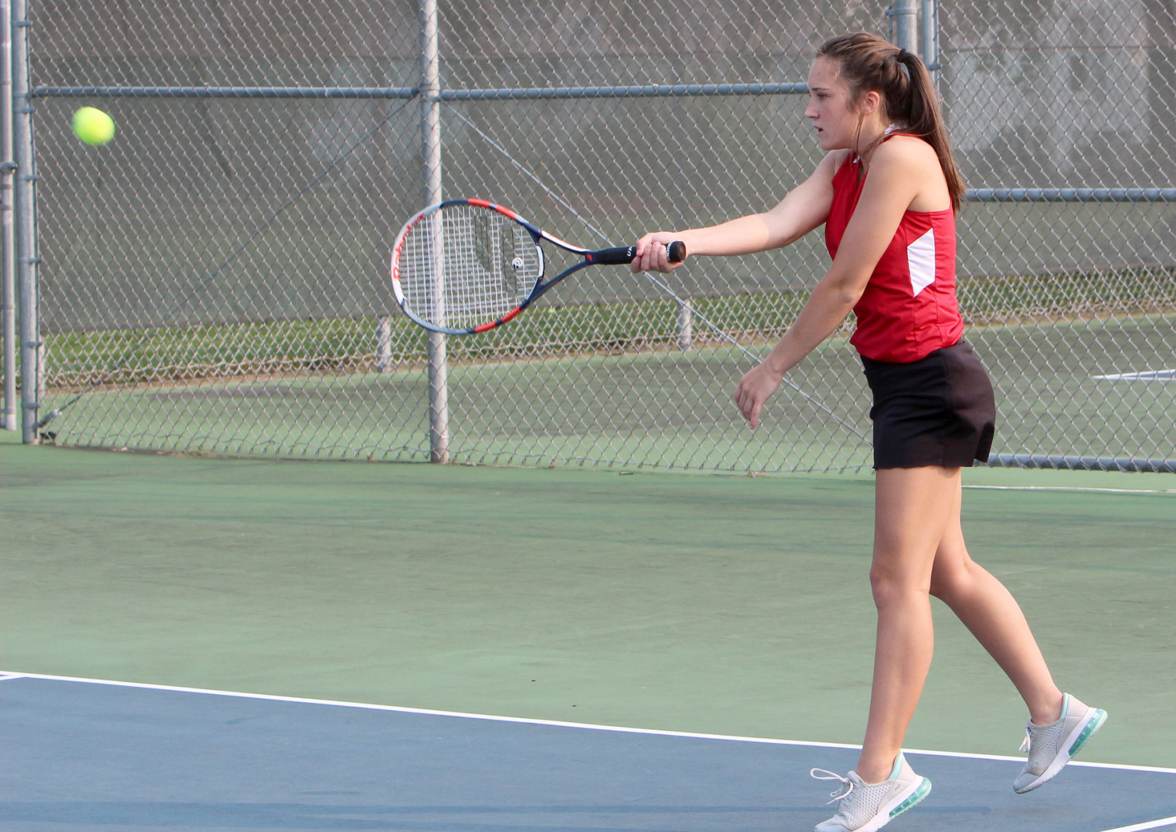 Menomonie at Chippewa Falls girls tennis 9-15-20